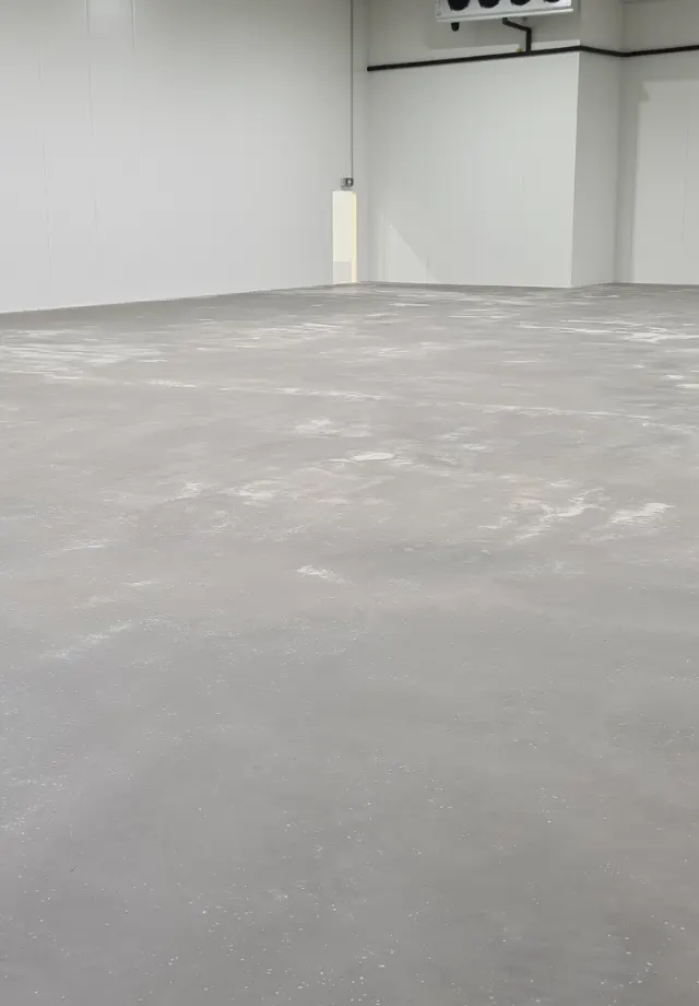 Completed jointless freezer slab