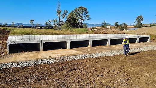 TMR 1250 Culvert Base slab