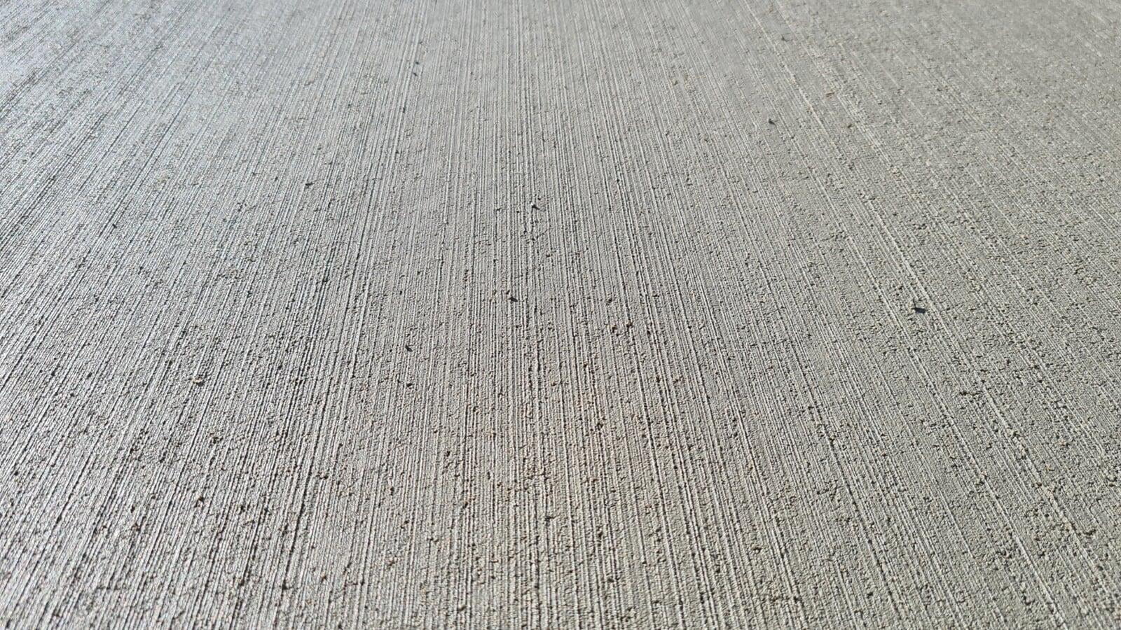 Perfect broom finish