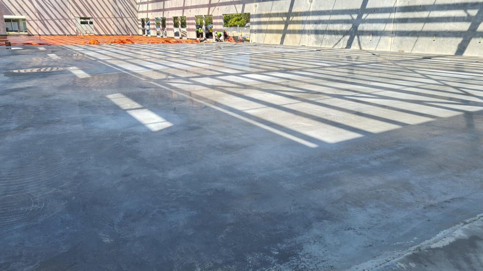 Jointless Sports Court