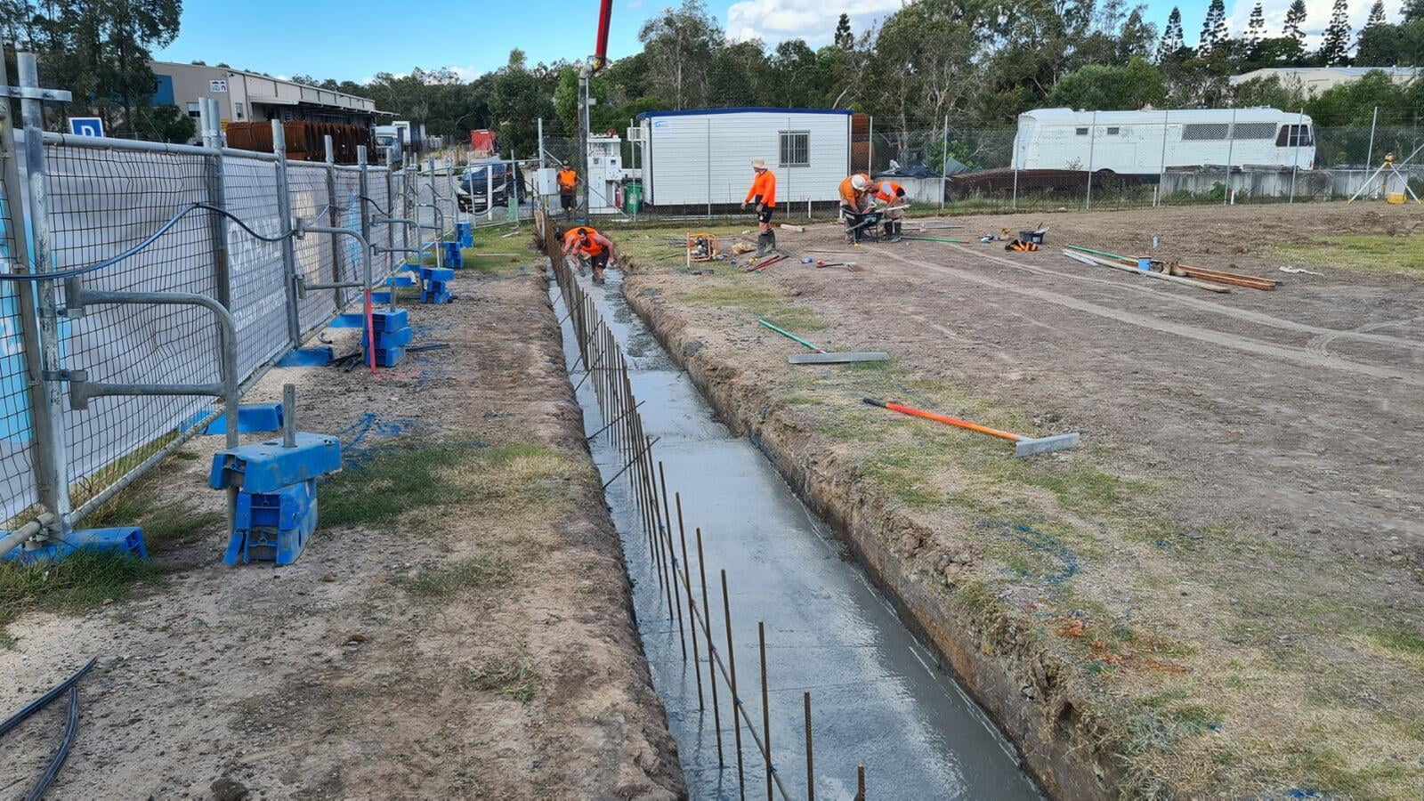Retaining Wall footing